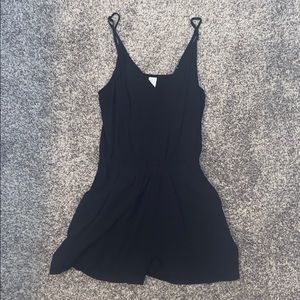 Black Romper - Size 8